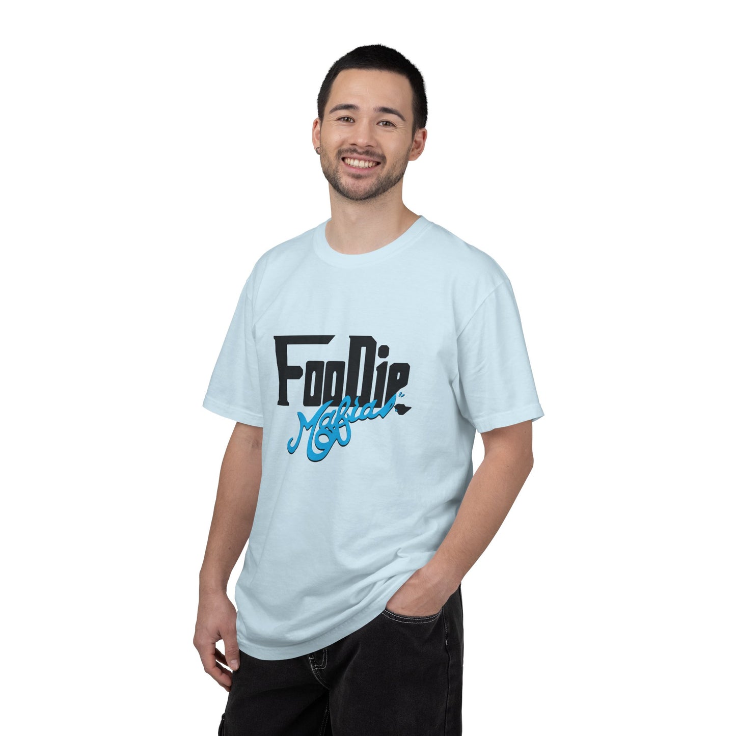 L.O.E.F Foodie Mafia Unisex Tee shirt (Sky Blue)