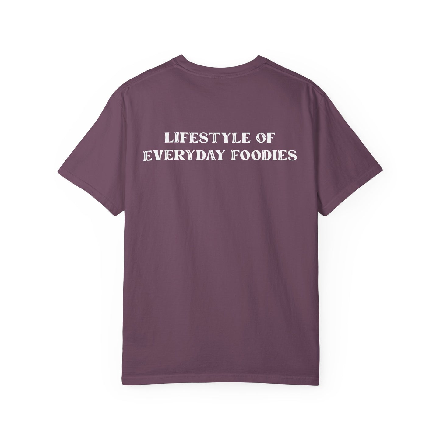 L.O.E.F LIFESTYLE OF EVERYDAY FOODIES Unisex Tee Shirt (White)