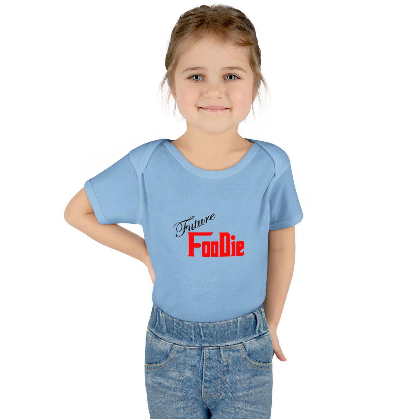 L.O.E.F Future Foodie Toddler Bodysuit (Fiery Red)
