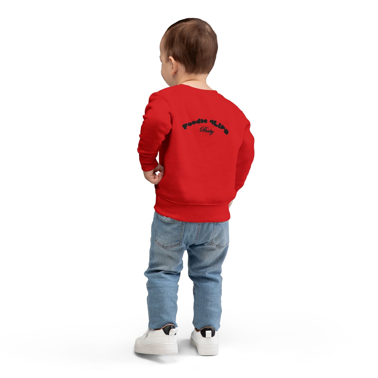 L.O.E.F Foodie 4Life Baby Sweatshirt  (Black)