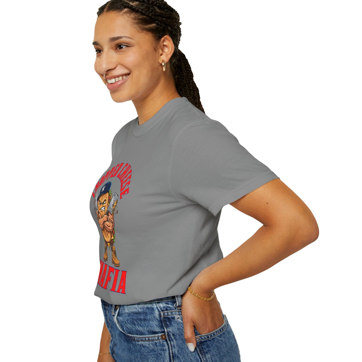 L.O.E.F Mafia Chopped Cheese Unisex Tee Shirt (Red)