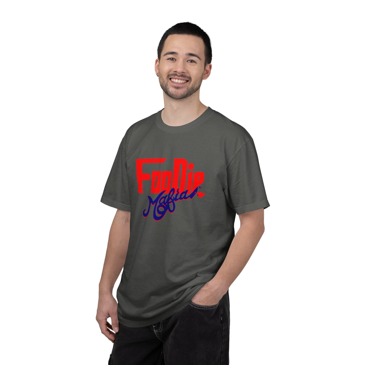 L.O.E.F Red Foodie Mafia Unisex Tee shirt (Dark Blue)