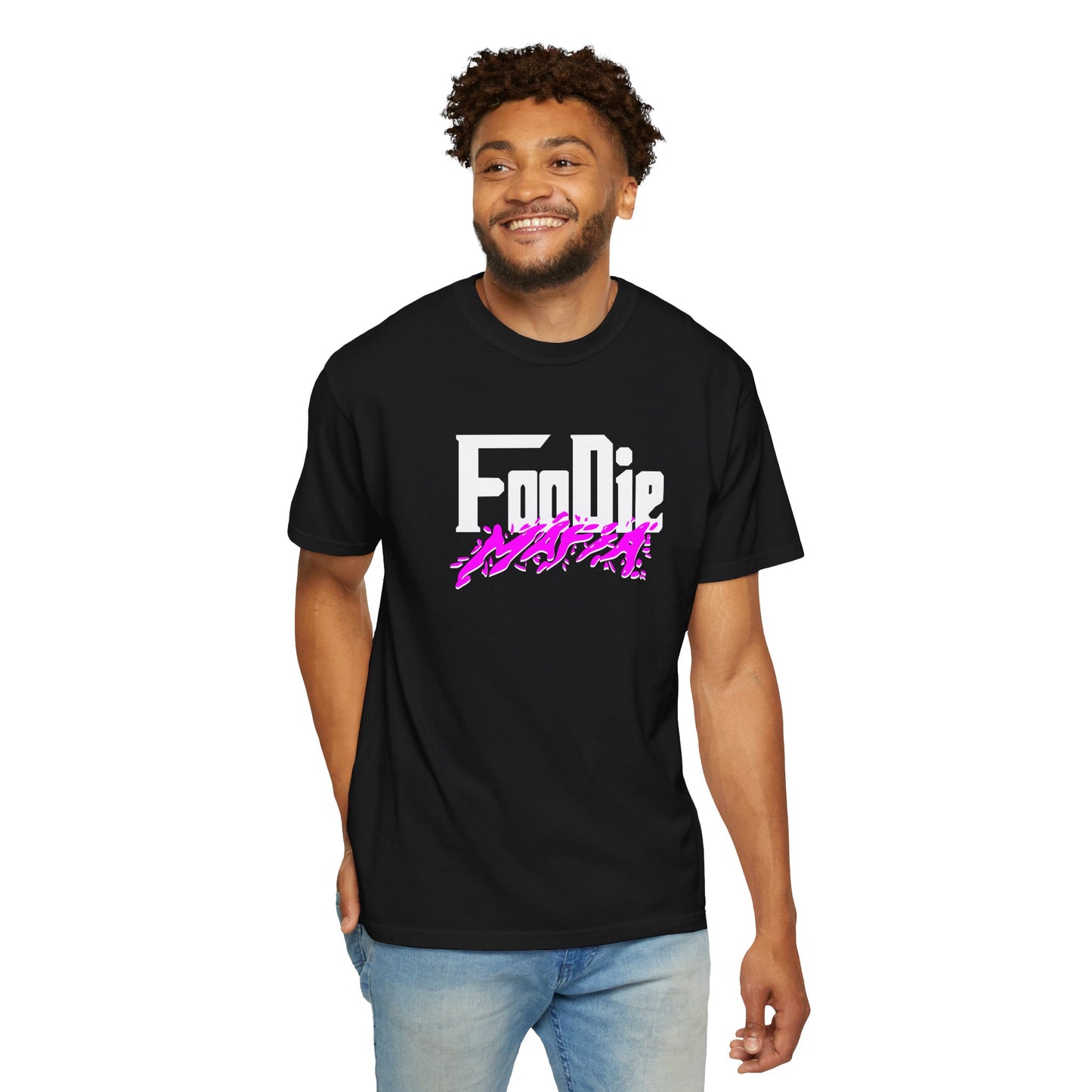 L.O.E.F Foodie Mafia Unisex Tee Shirt  (Purple)
