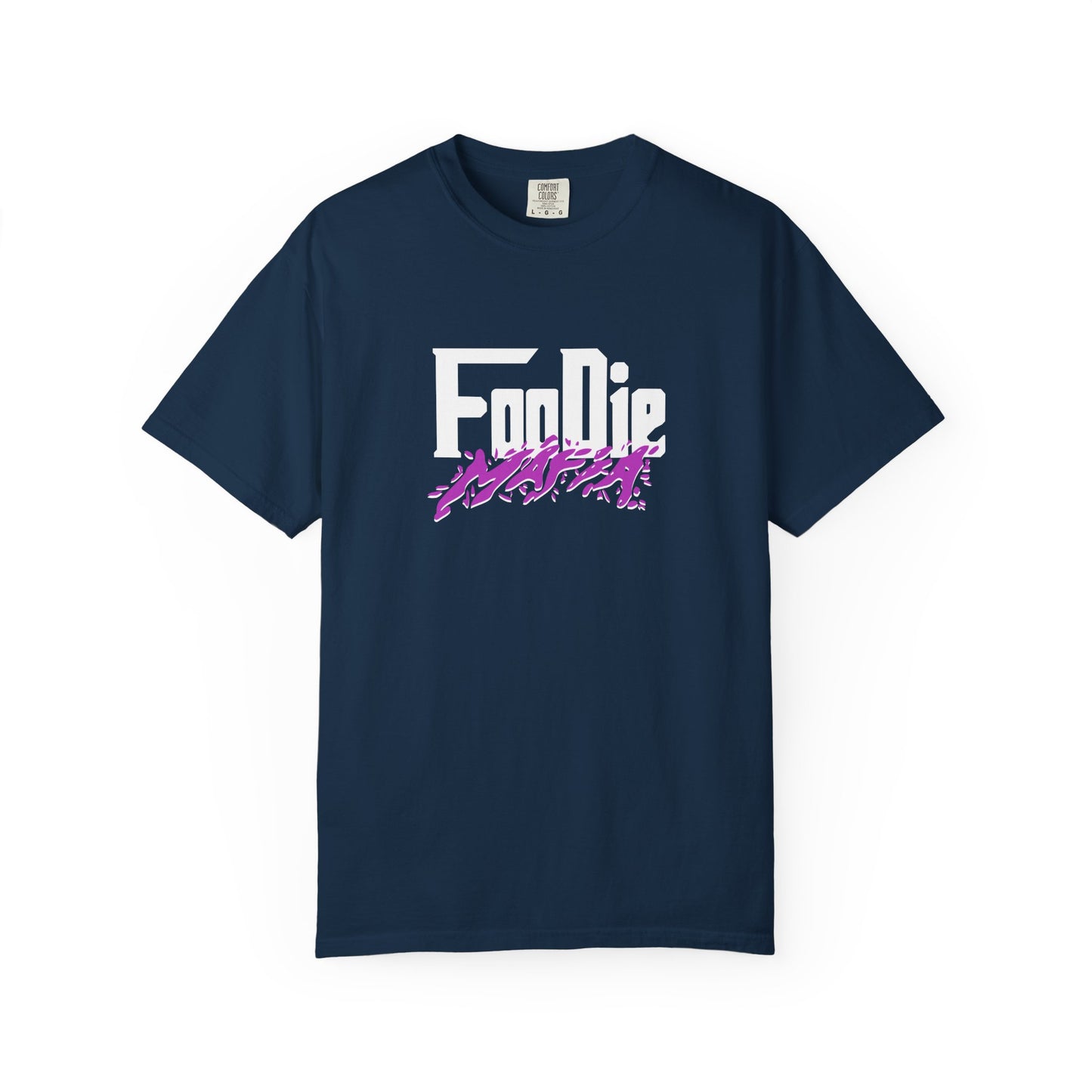 L.O.E.F White Foodie Mafia Tee Shirt (Purple)