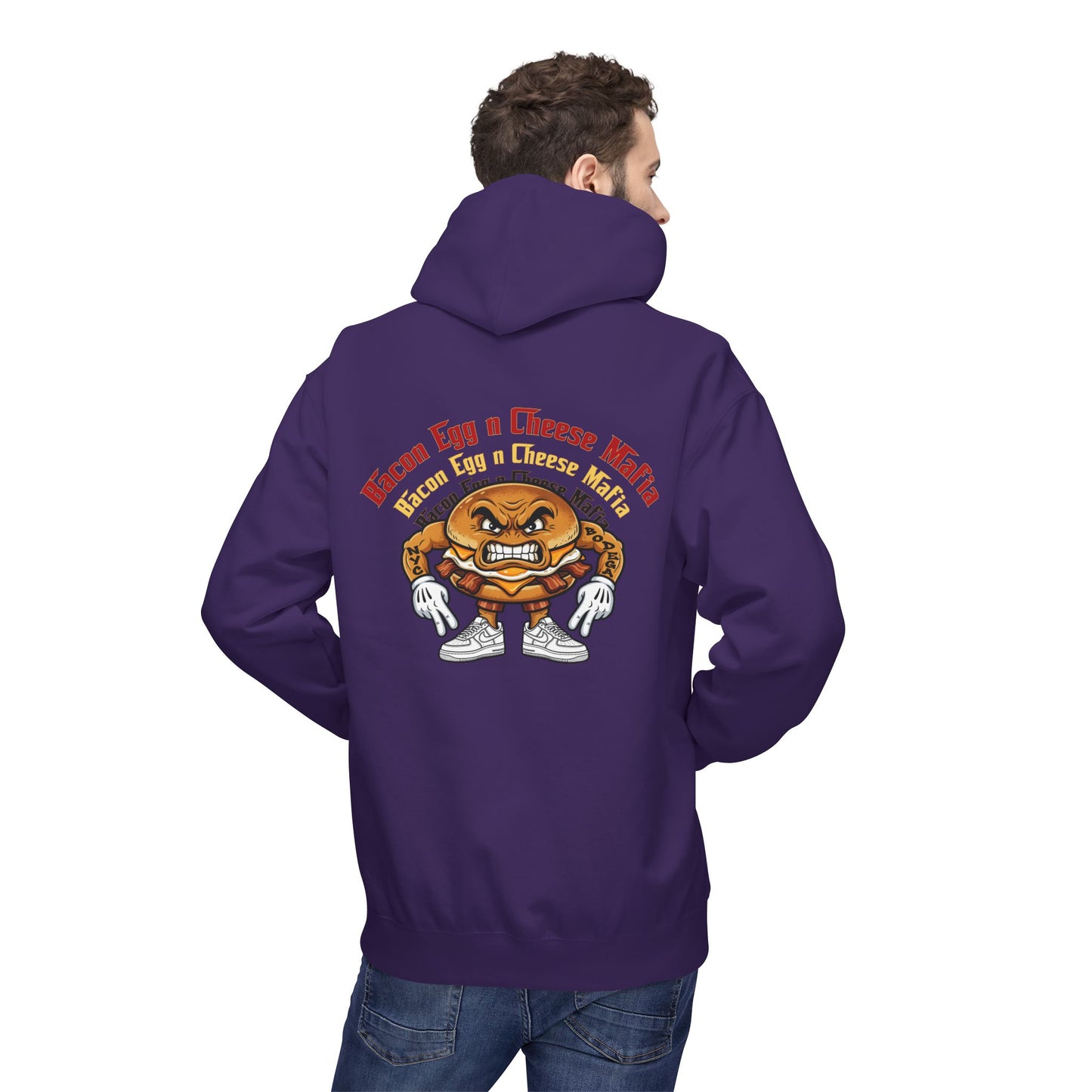 L.O.E.F Bacon Egg n Cheese Mafia Unisex Hoodie