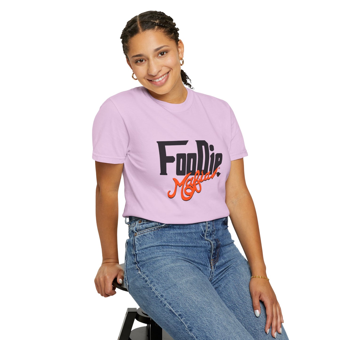 L.O.E.F Foodie Mafia Unisex Tee Shirt (Flat Red)