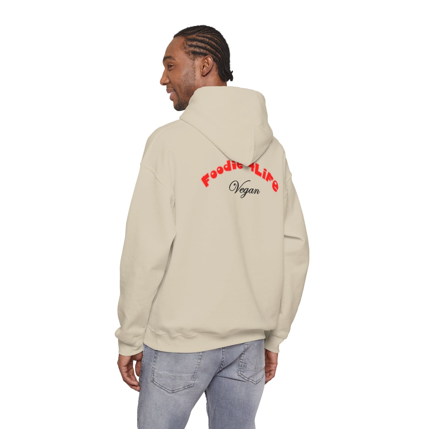 L.O.E.F Foodie 4Life Vegan Hoodie (Fiery Red)
