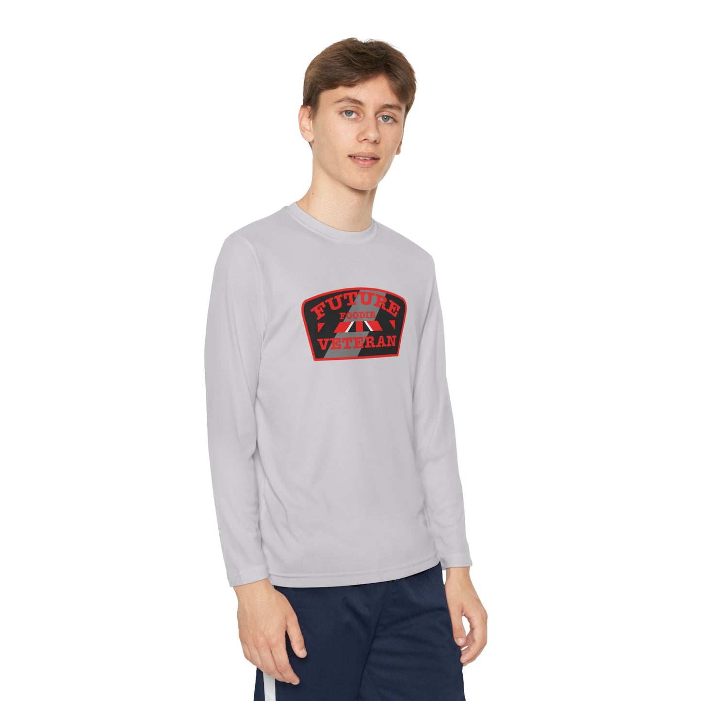 L.O.E.F Future Foodie Veteran Youth Long Sleeve Tee (Red)