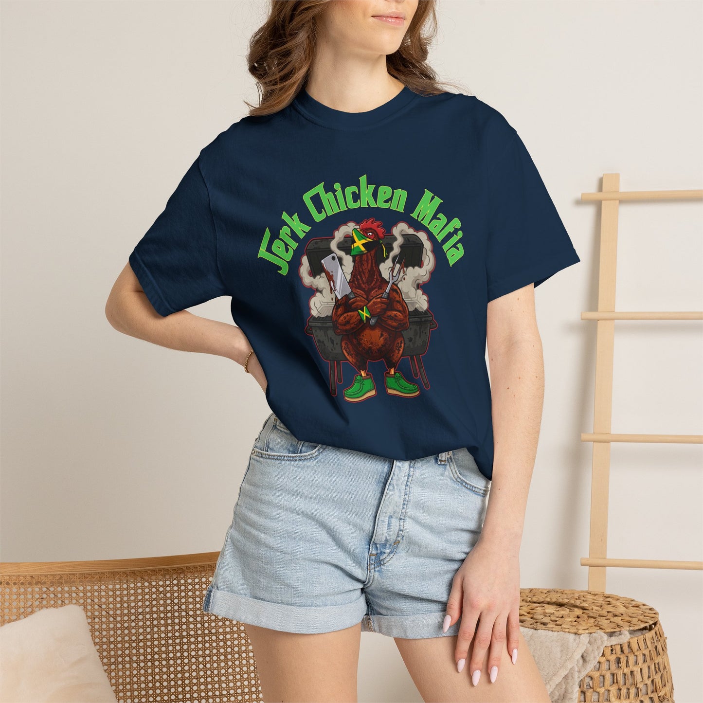 L.O.E.F Jerk Chicken Mafia Unisex Tee Shirt