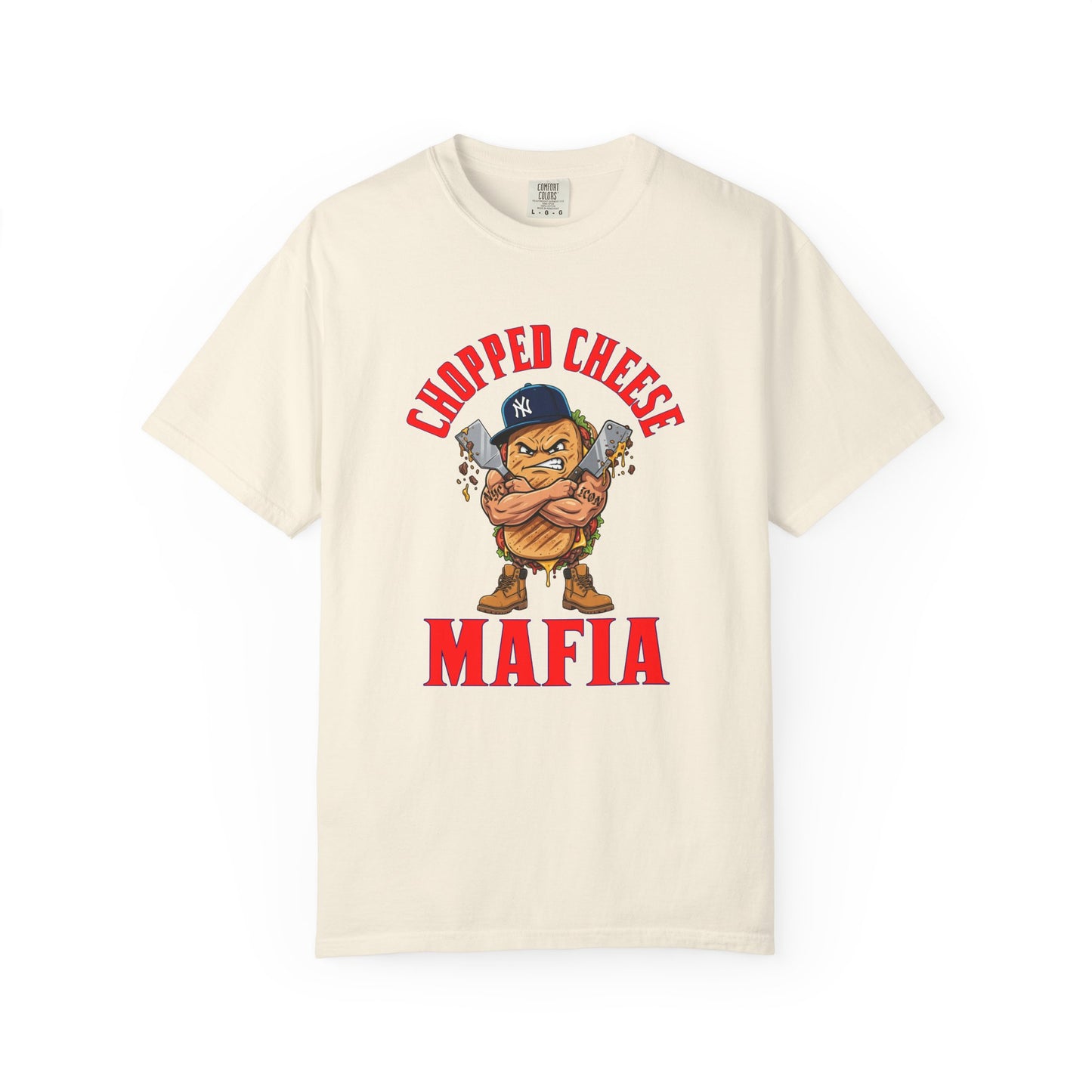 L.O.E.F Mafia Chopped Cheese Unisex Tee Shirt (Red)