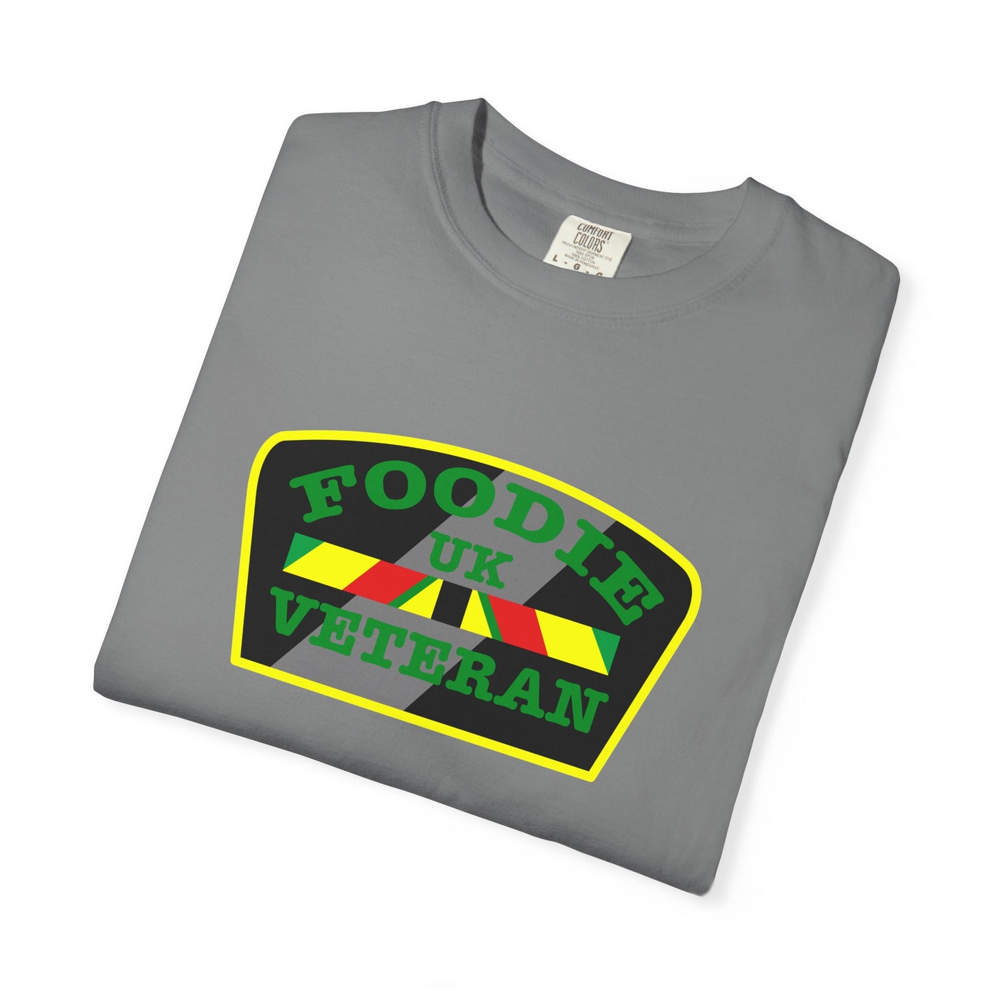 L.O.E.F Foodie Veteran UK Unisex Tee Shirt (Green)