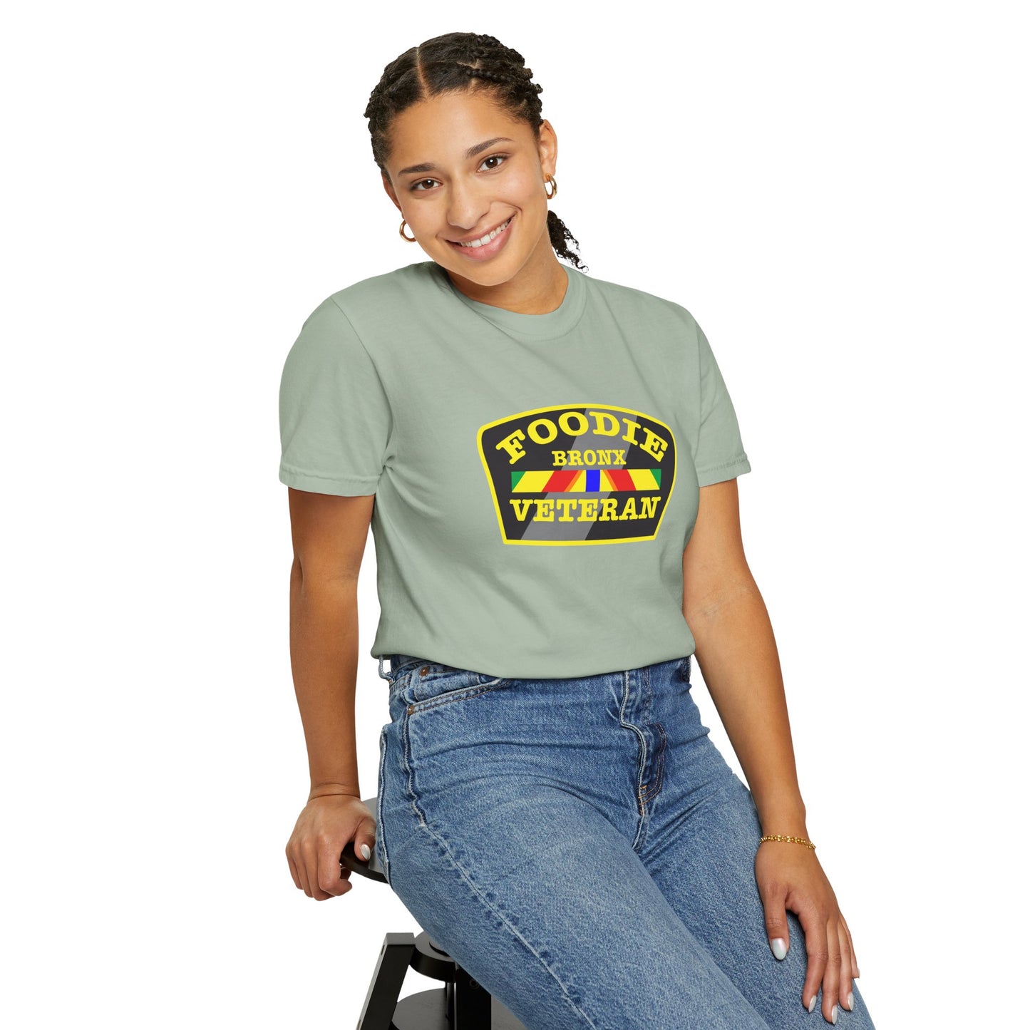 L.O.E.F Foodie Veteran Bronx Unisex Tee Shirt (Yellow)