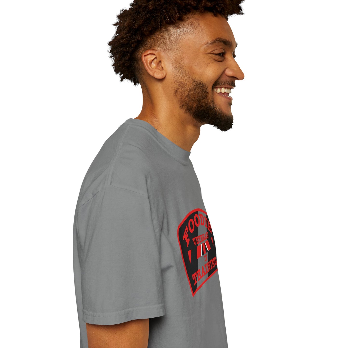 L.O.E.F Foodie Veteran IN TRAINING Unisex Tee Shirt (Red)