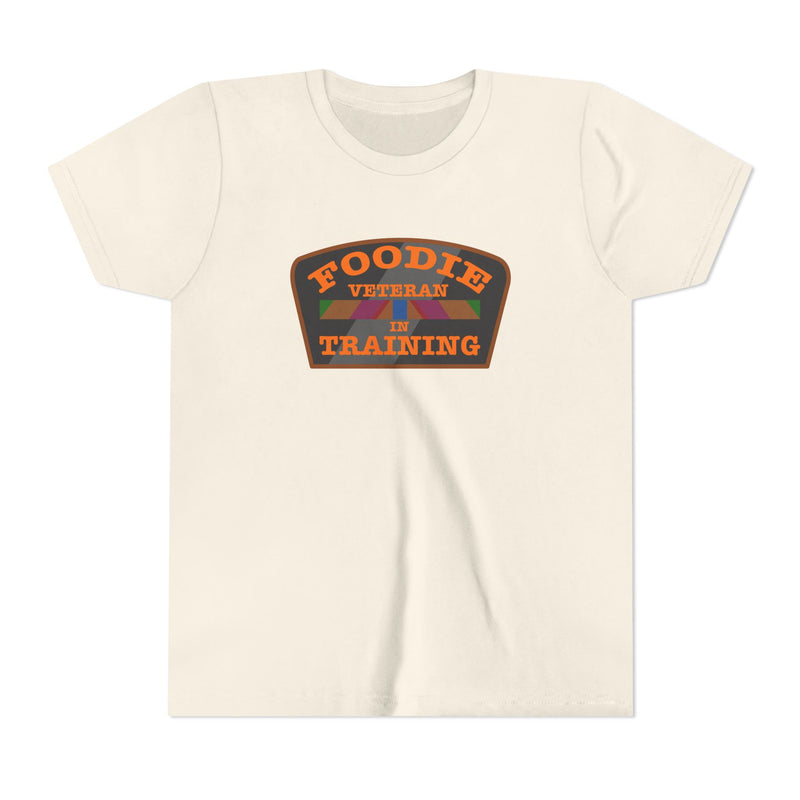 L.O.E.F Foodie Veteran In Training Kids Tee Shirt  (Orange)