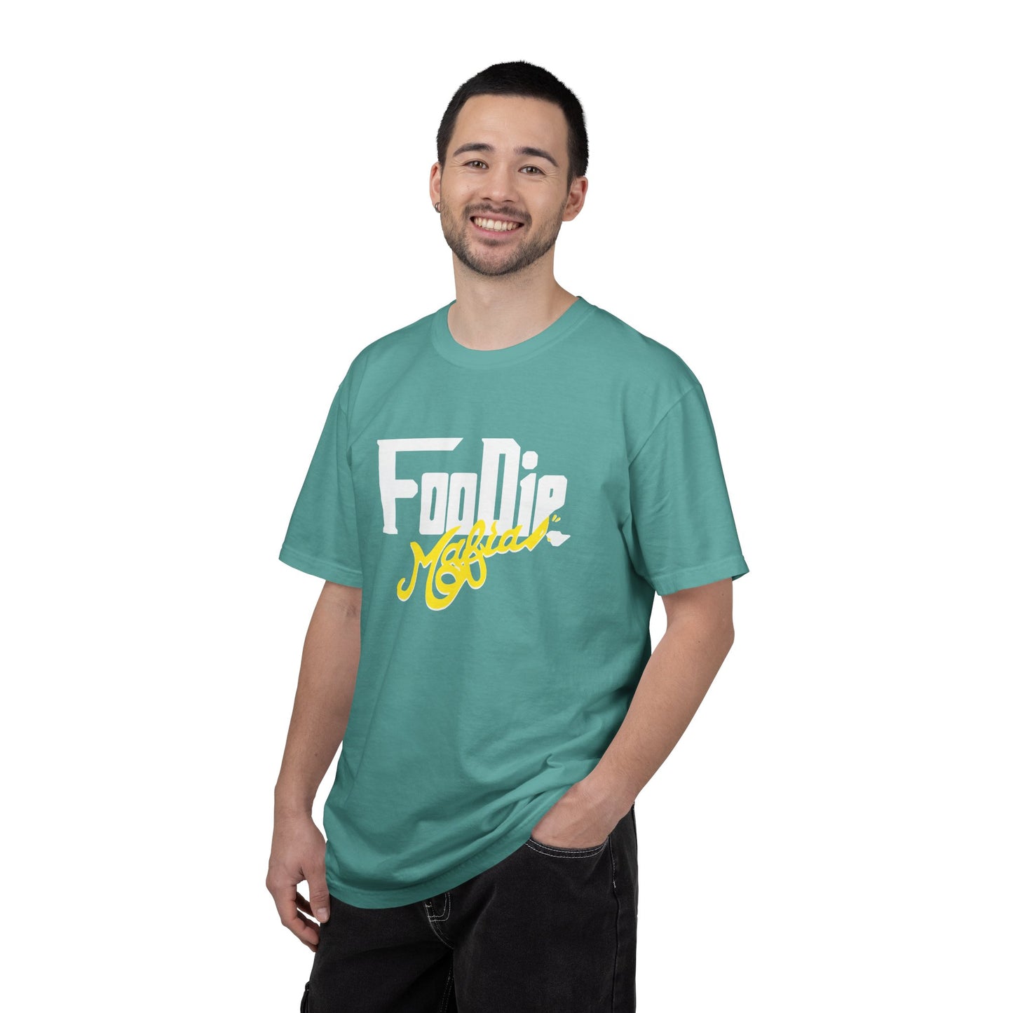 L.O.E.F Foodie Mafia Unisex Tee Shirt  (Yellow)
