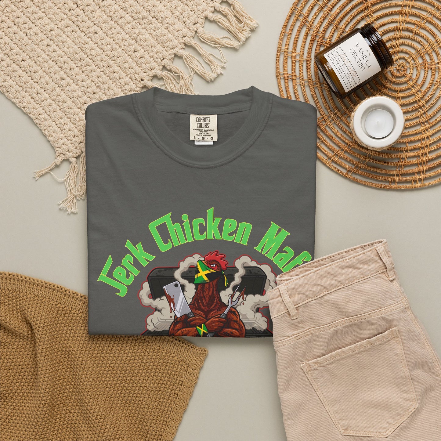 L.O.E.F Jerk Chicken Mafia Unisex Tee Shirt