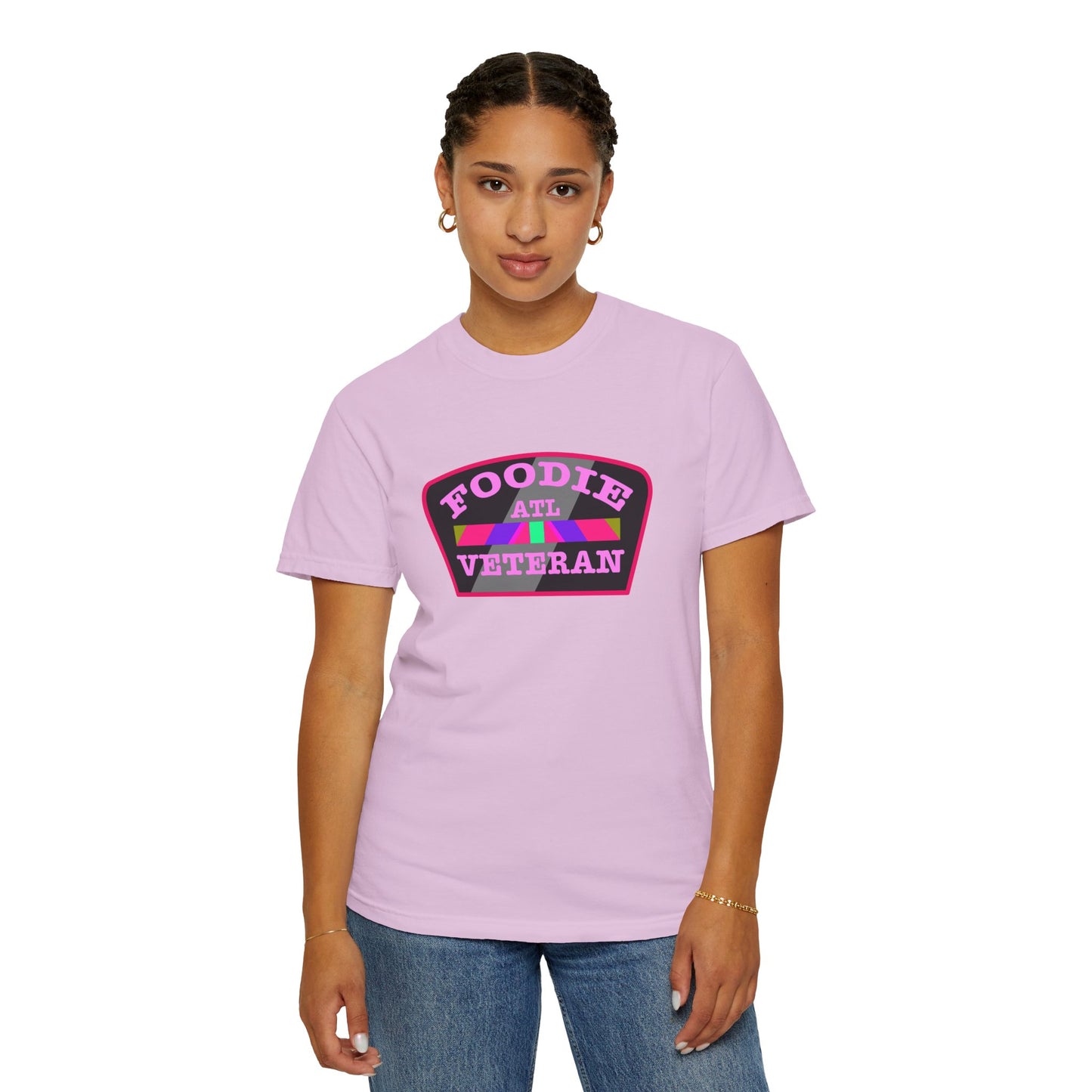 L.O.E.F Foodie Veteran ATL Unisex Tee Shirt (Pink)
