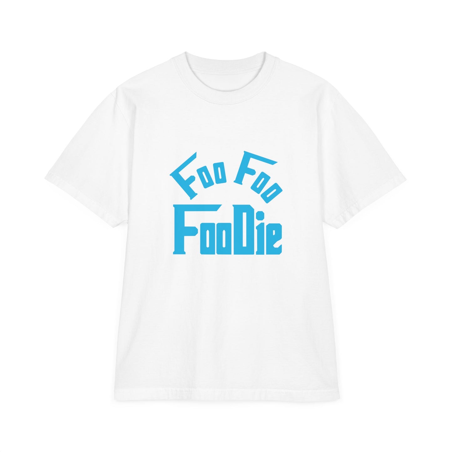 L.O.E.F Unisex FOO FOO FOODIE Tee Shirt (Sky Blue)