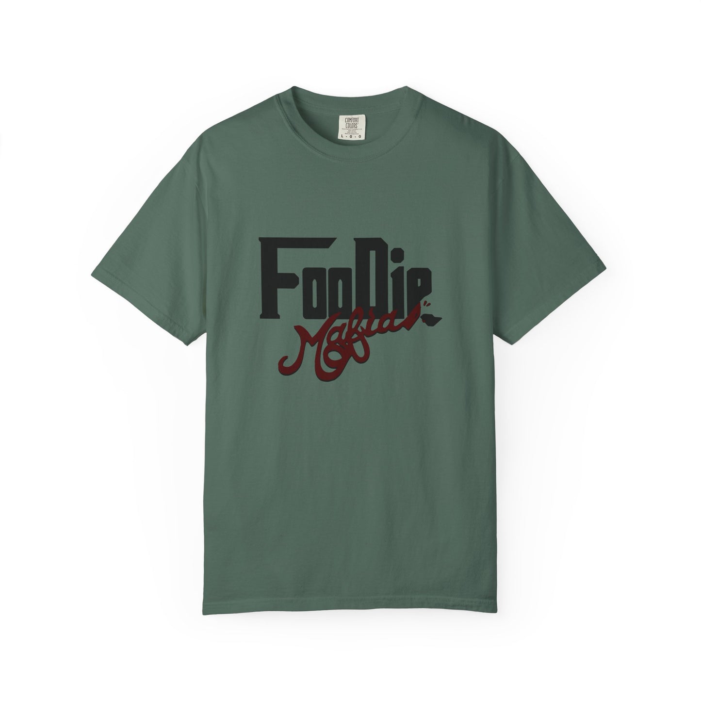 L.O.E.F Foodie Mafia Unisex Tee shirt (Maroon)