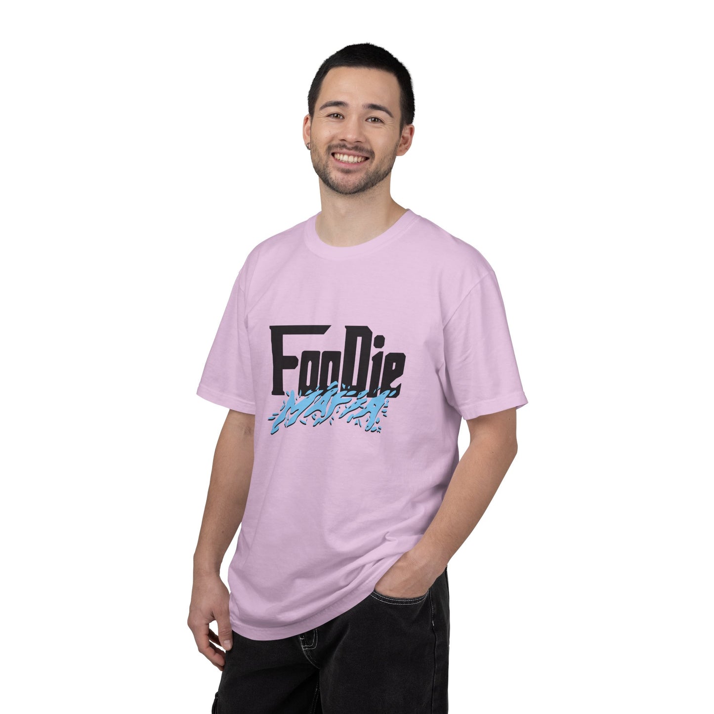 L.O.E.F Foodie Mafia Unisex Tee Shirt (Baby Blue)