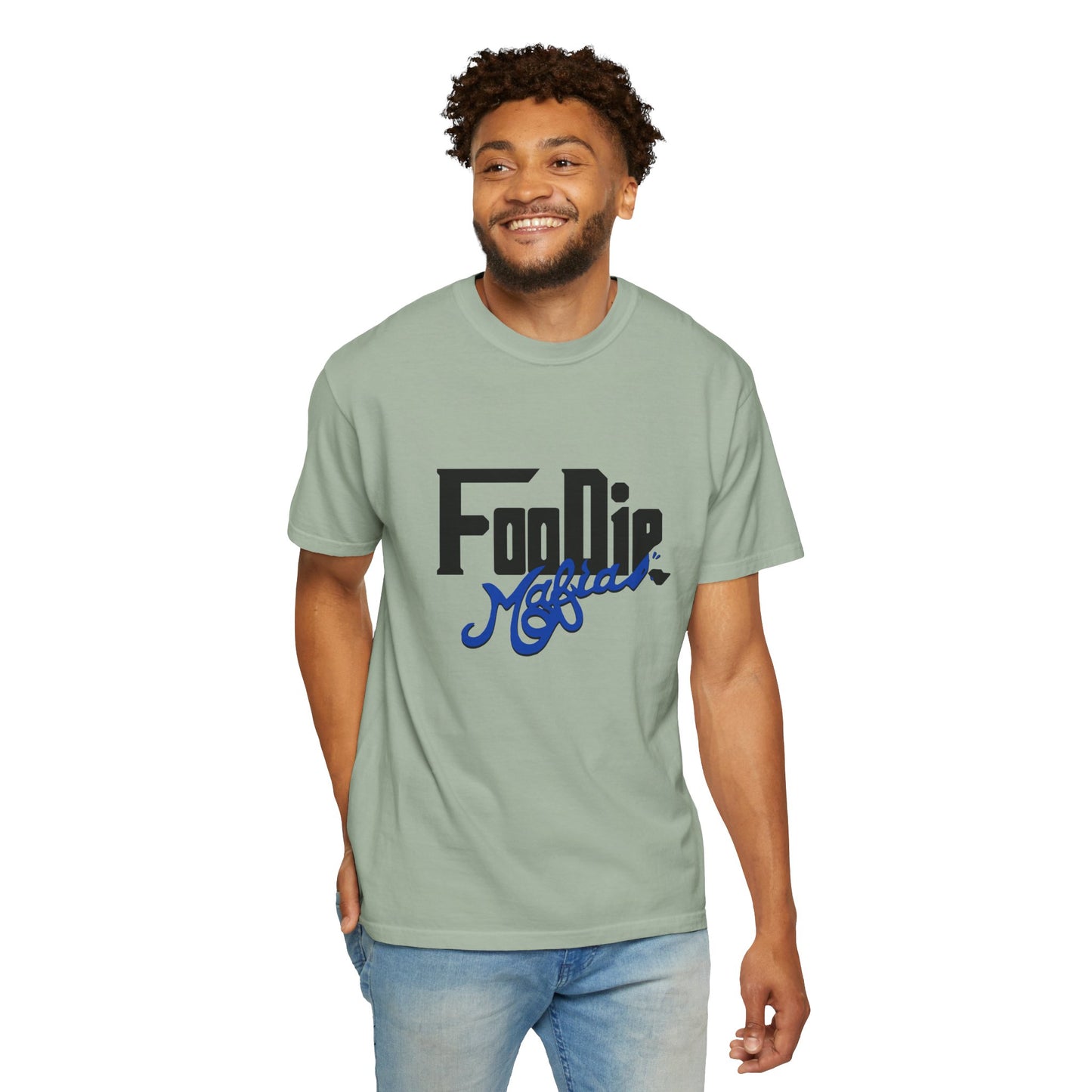 L.O.E.F Foodie Mafia Unisex Tee shirt (Cobalt Blue)