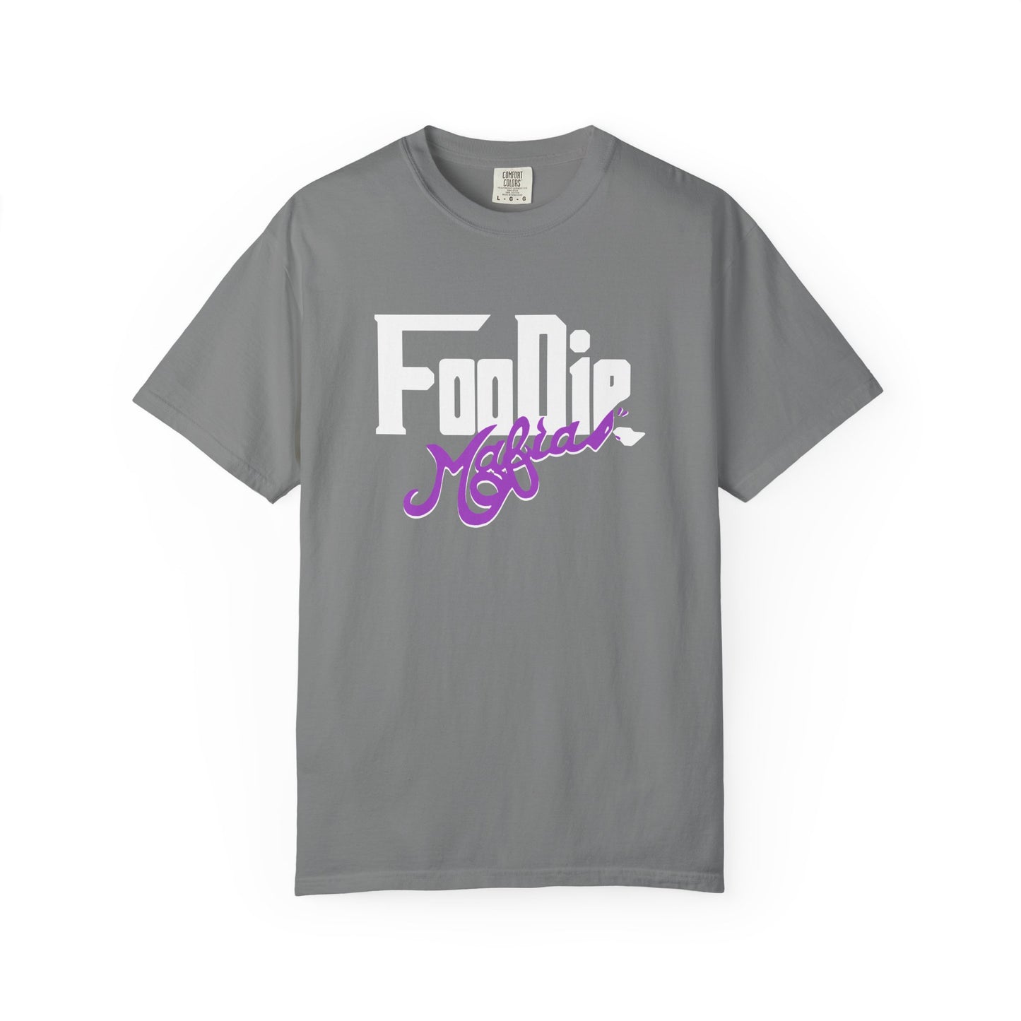 L.O.E.F Foodie Mafia Unisex Tee Shirt  (Purple)