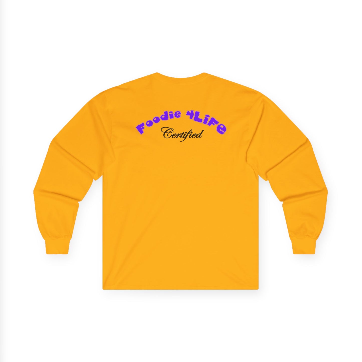 L.O.E.F Foodie 4Life Certified Long Sleeve Tee (Violet)