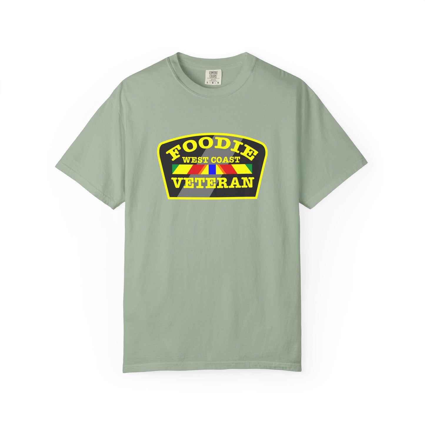 L.O.E.F Foodie Veteran WEST COAST Unisex Tee Shirt (Yellow)