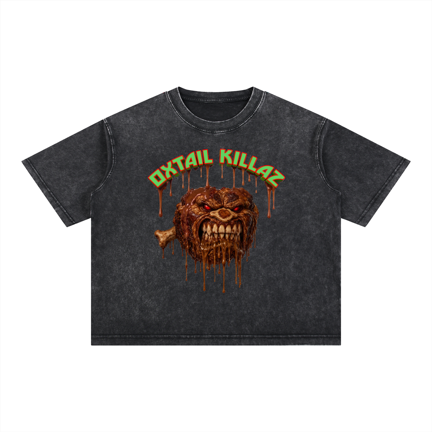 Mineral Wash Boxy Cotton T-Shirt