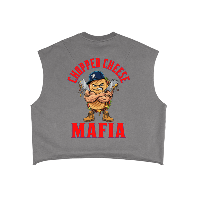 L.O.E.F. Life Chopped Cheese French Terry Boxy Tank Top
