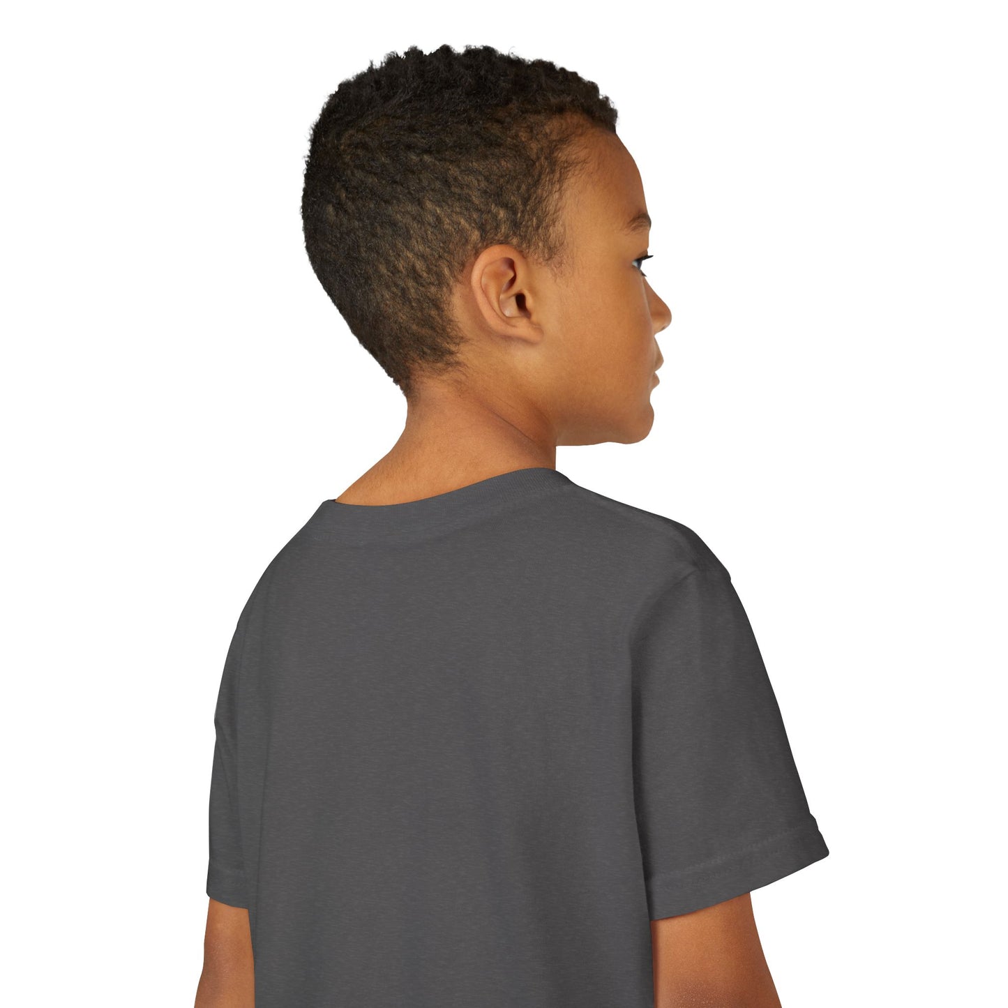 L.O.E.F White Young Foodie Kids Short Sleeve Tee (Dark Blue)