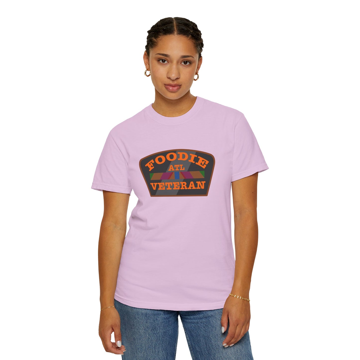 L.O.E.F Foodie Veteran ATL Unisex Tee Shirt (Orange)