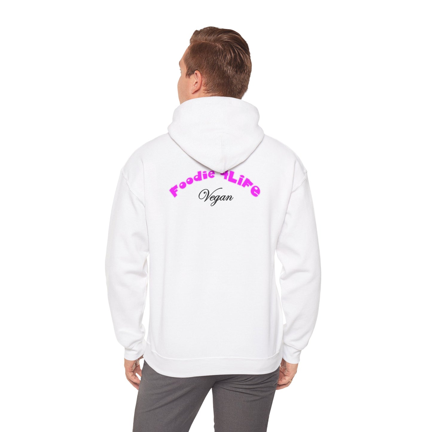 L.O.E.F Foodie 4Life Vegan Hoodie (Fuchsia)