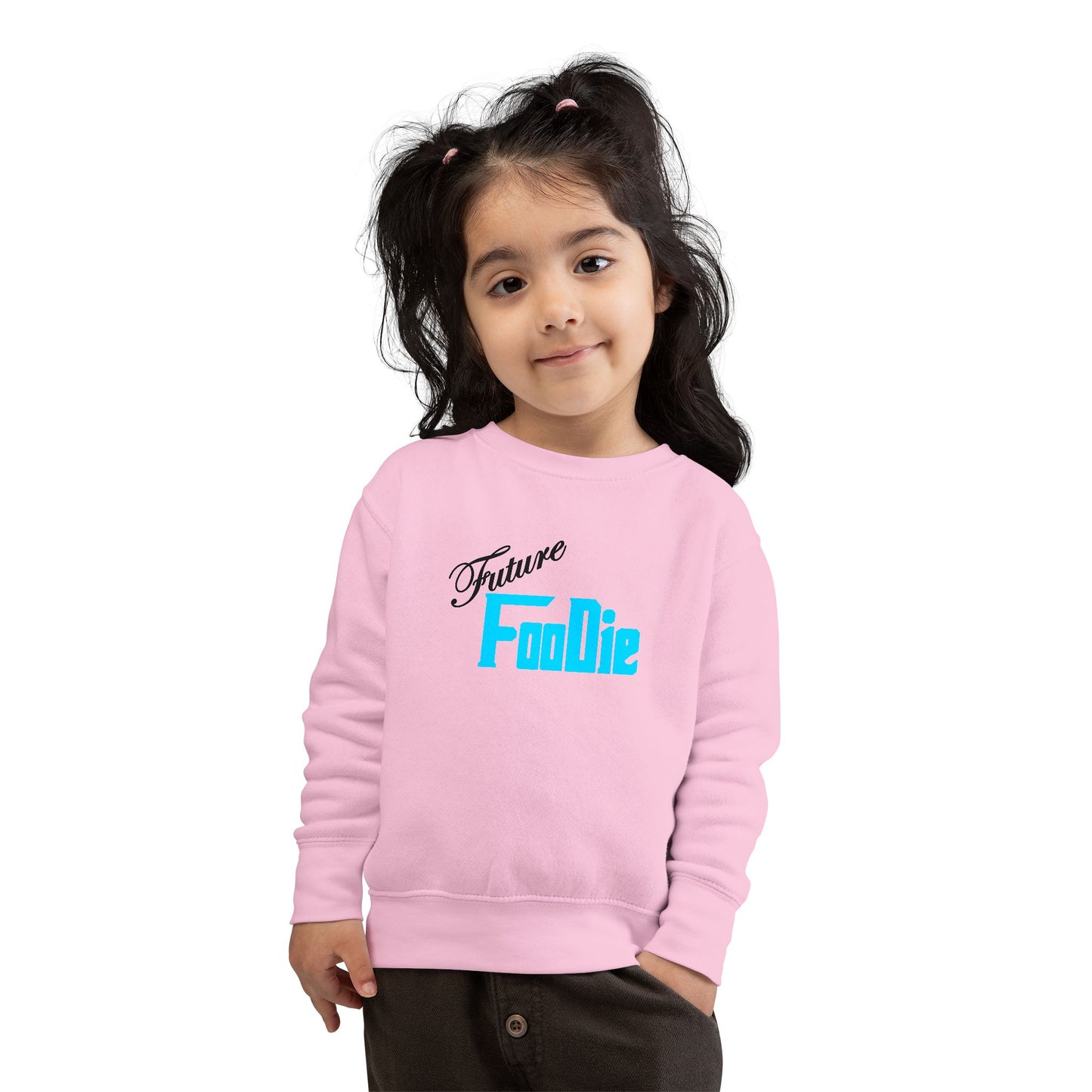 L.O.E.F Future Foodie Toddler Sweatshirt (Neon Blue)