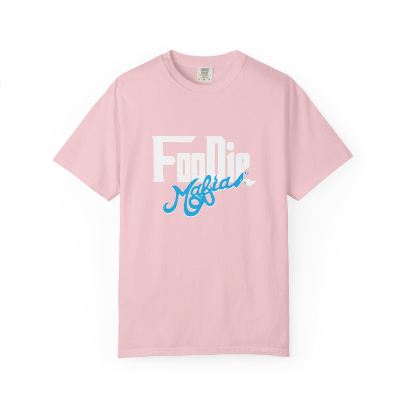 L.O.E.F White Foodie Mafia Unisex Tee shirt (Apricot)