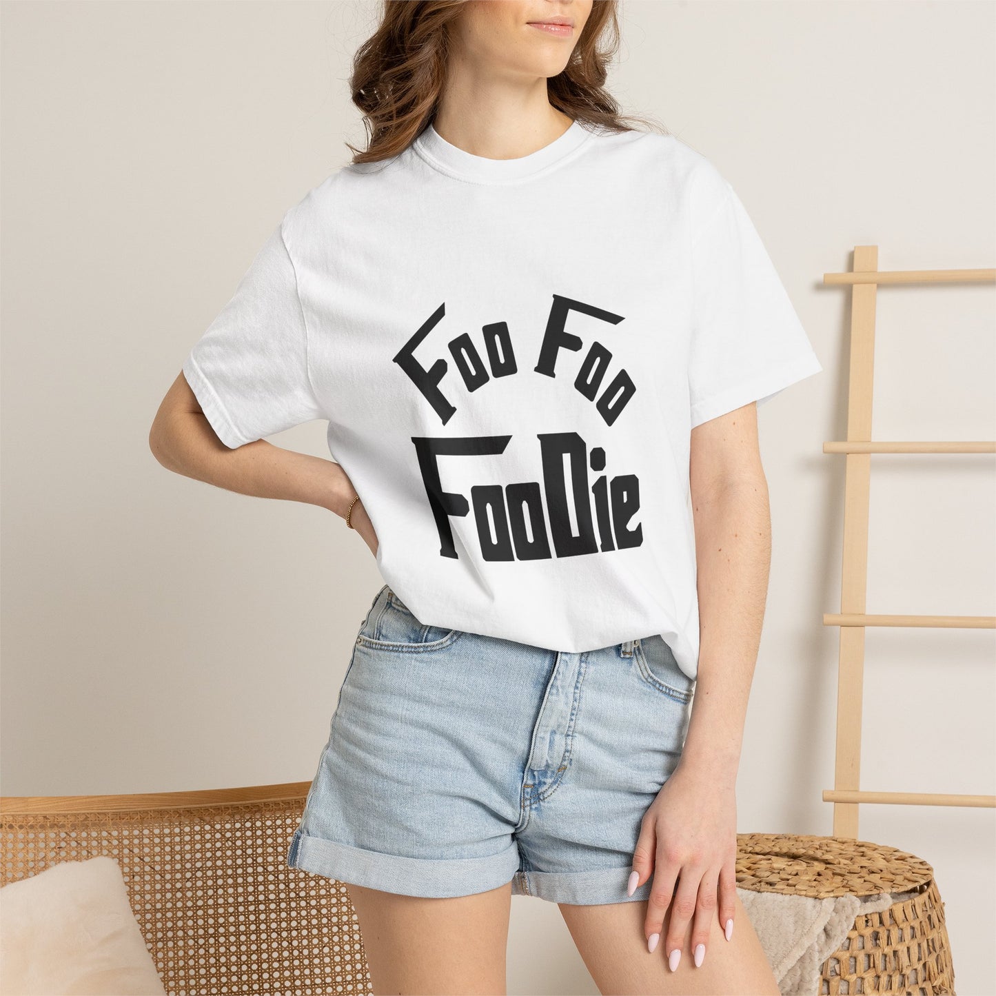 L.O.E.F FOO FOO FOODIE Unisex Tee shirt(Black)