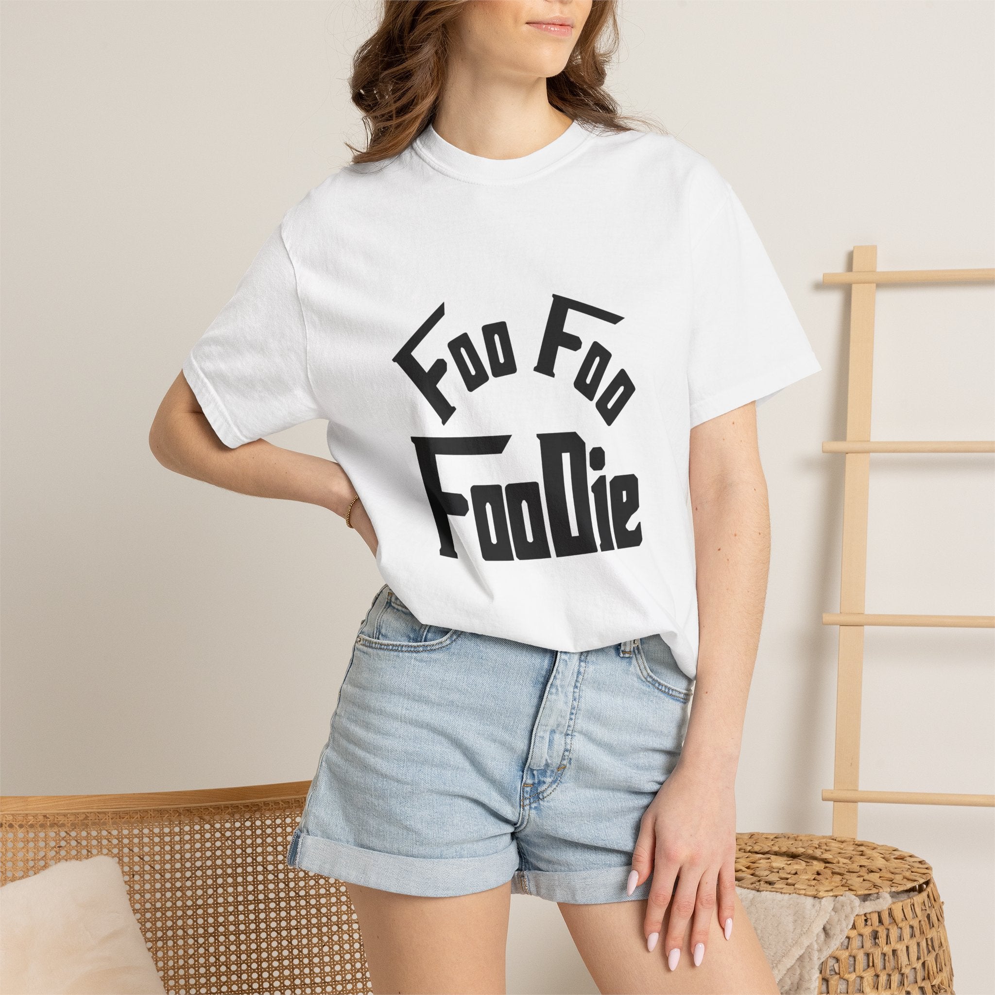 L.O.E.F FOO FOO FOODIE Unisex Tee shirt(Black)
