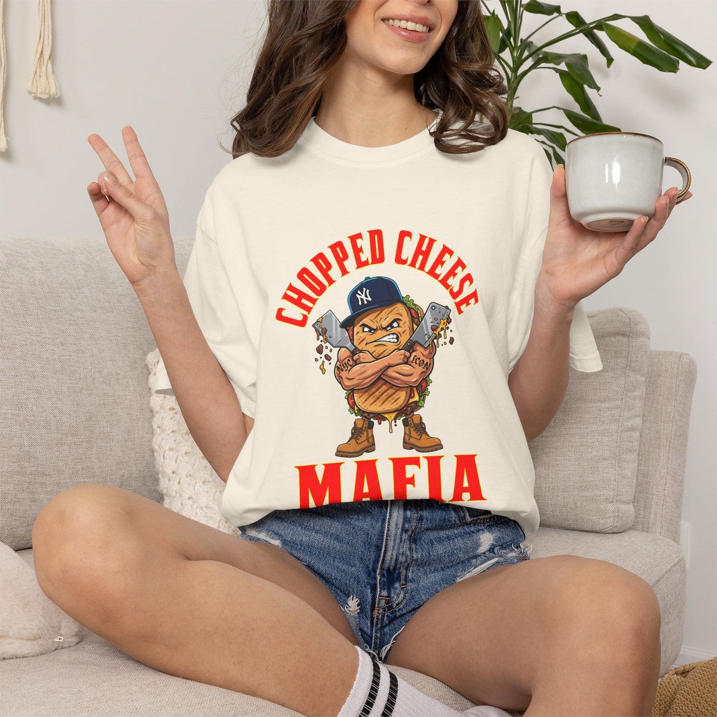 L.O.E.F Mafia Chopped Cheese Unisex Tee Shirt