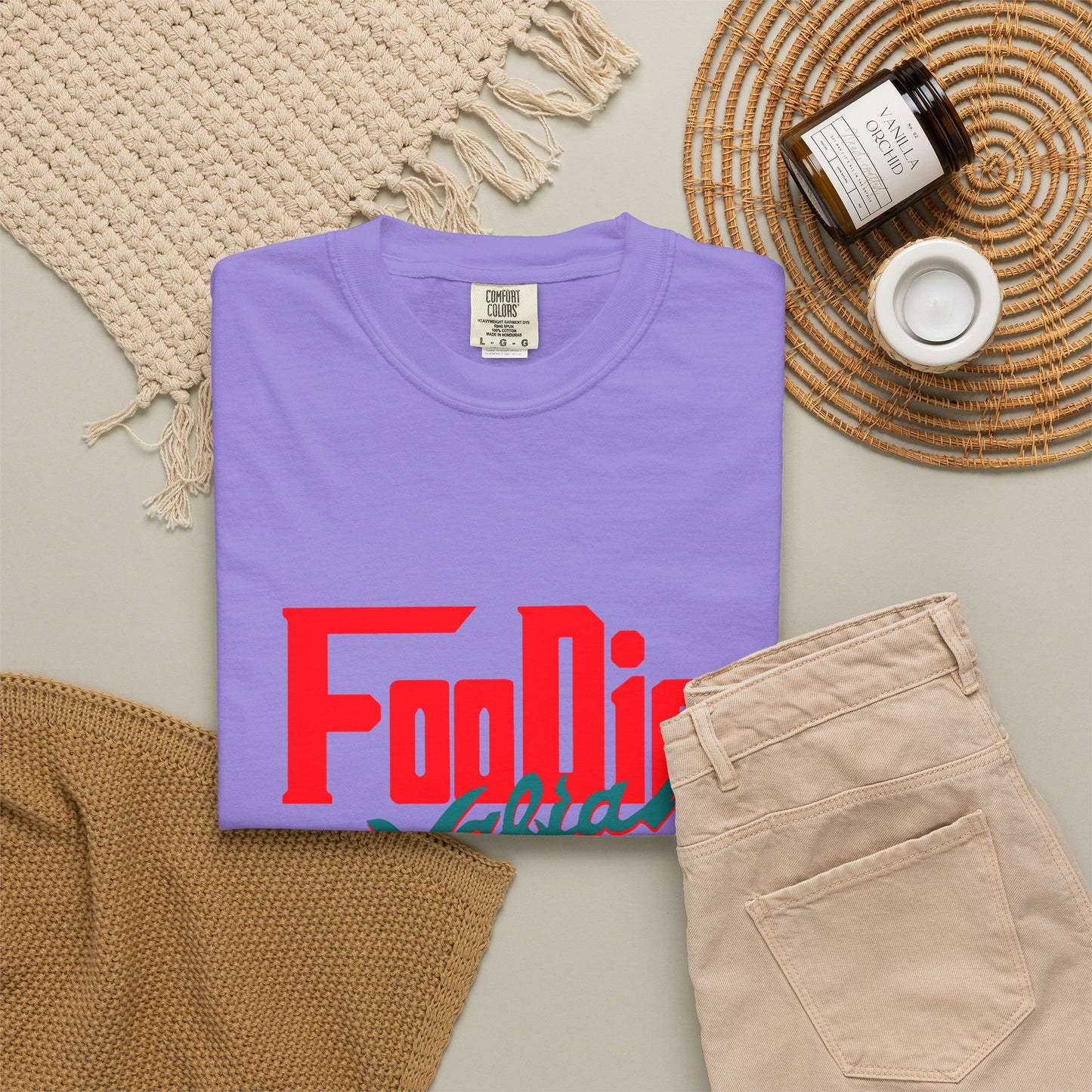 L.O.E.F Red Foodie Mafia Unisex Tee Shirt (Teal)