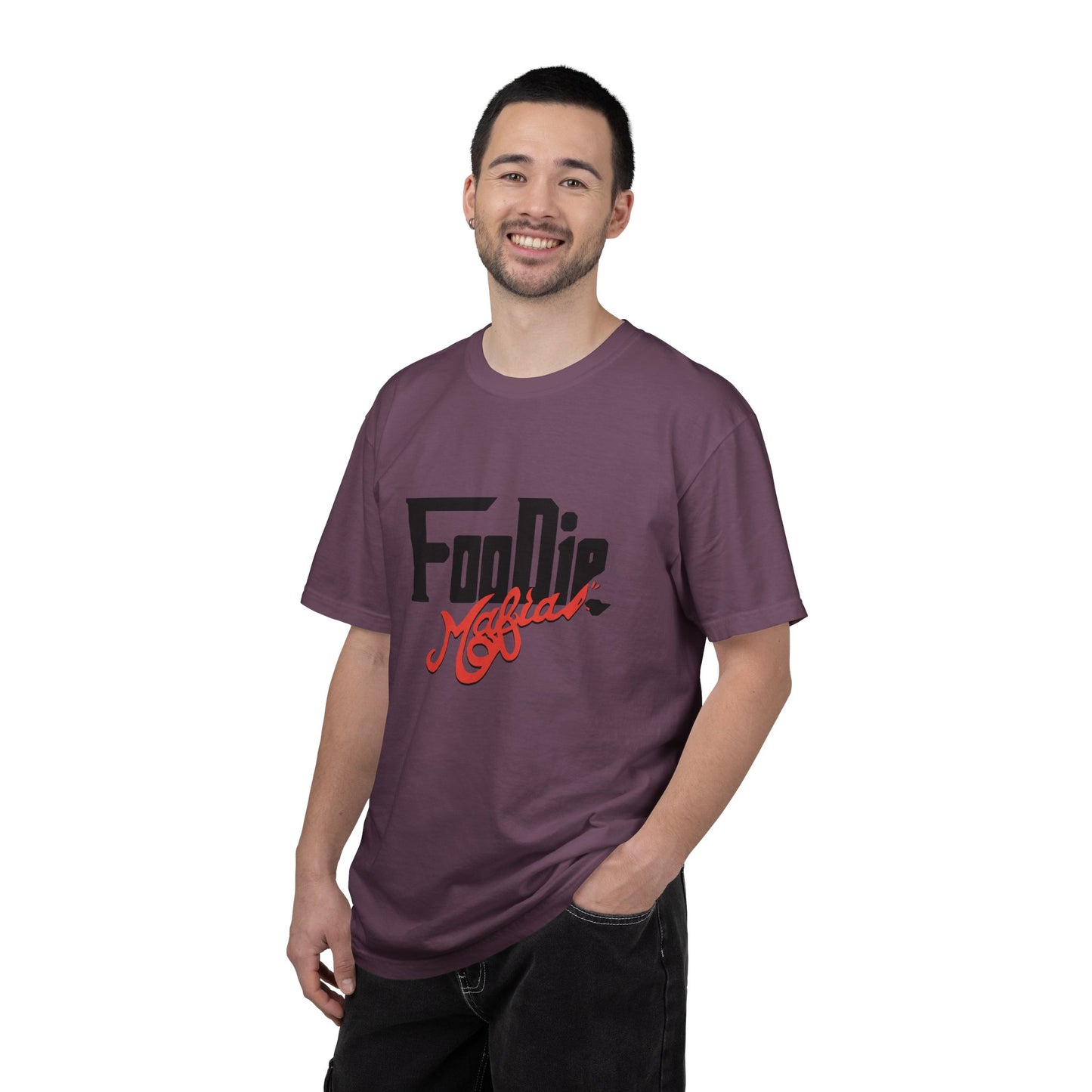 L.O.E.F Foodie Mafia Unisex Tee shirt (Flat Red)