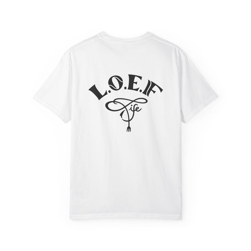 L.O.E.F Foodie 4Life Certified Unisex Tee Shirt (Fiery Red)