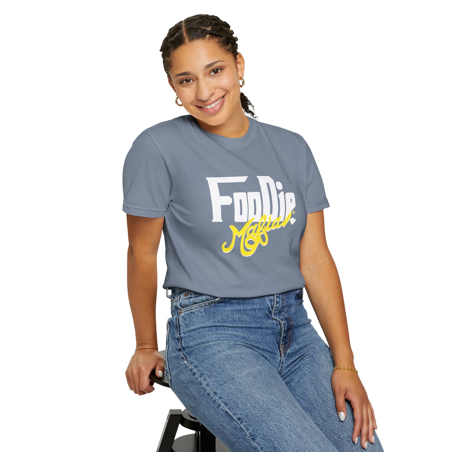 L.O.E.F Foodie Mafia Unisex Tee Shirt  (Yellow)