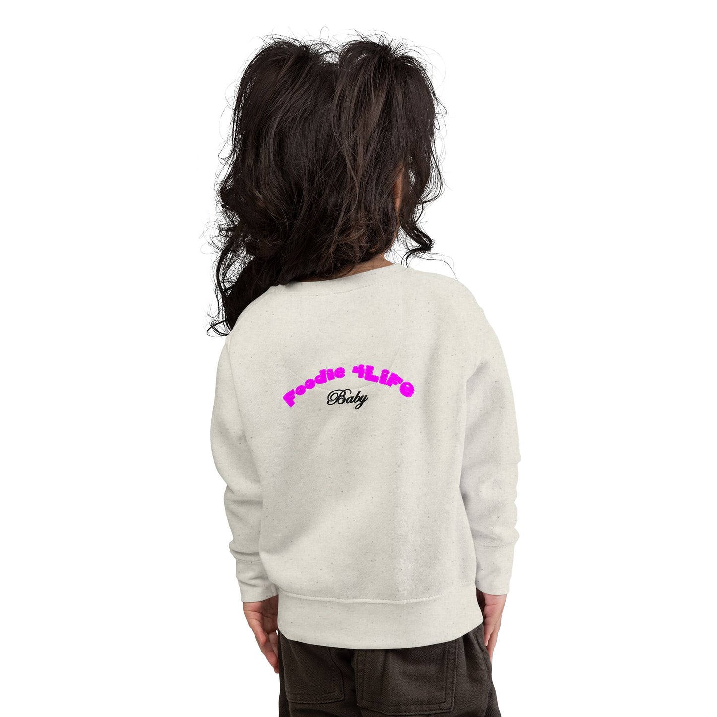 L.O.E.F Foodie 4Life Baby Sweatshirt  (Fuchsia)