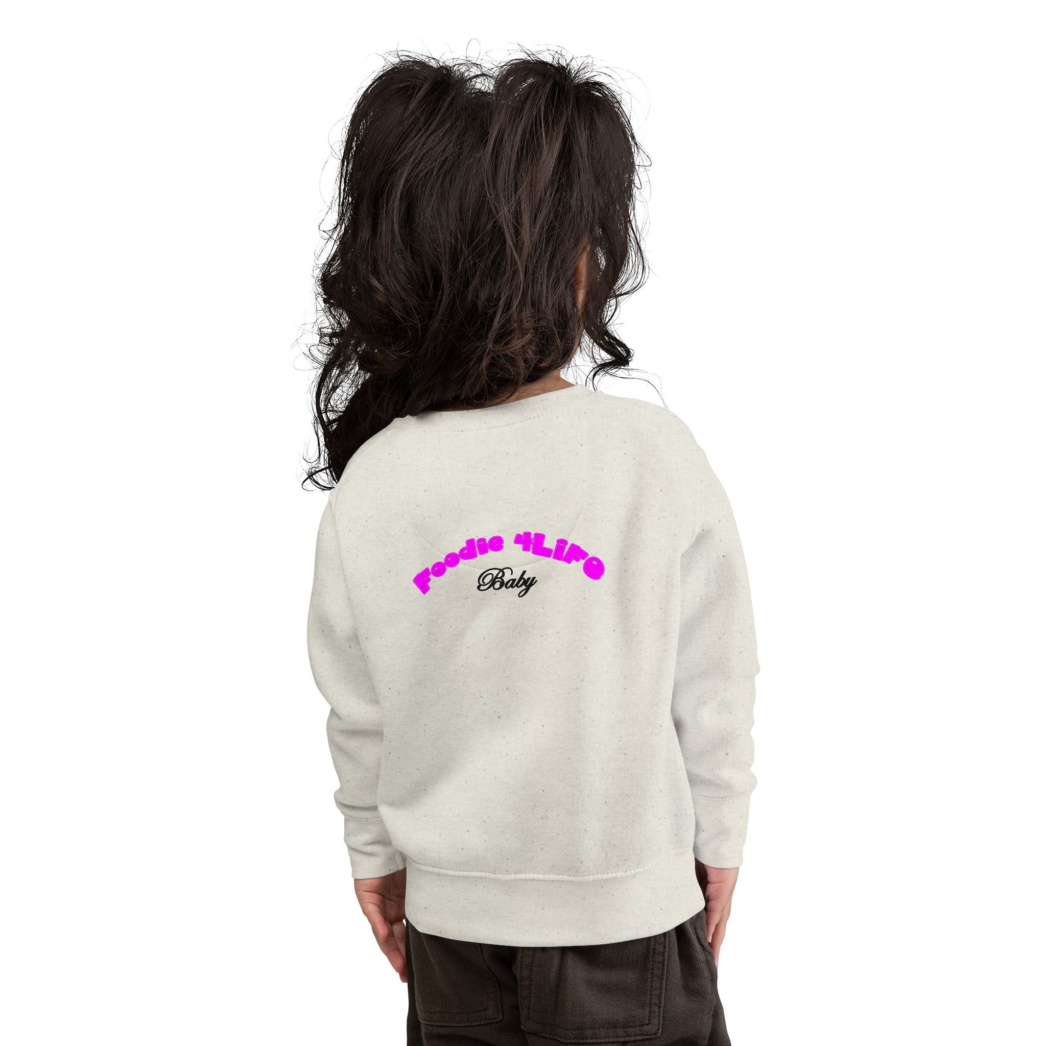L.O.E.F Foodie 4Life Baby Sweatshirt  (Fuchsia)