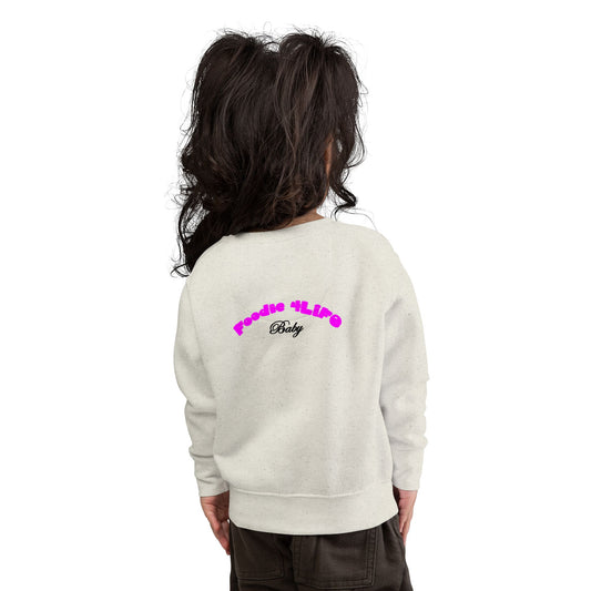 L.O.E.F Foodie 4Life Baby Sweatshirt  (Fuchsia)