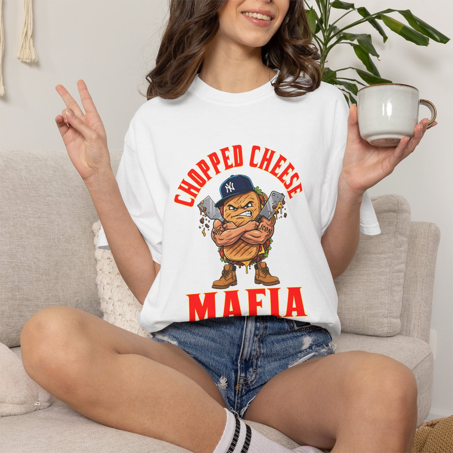 L.O.E.F Mafia Chopped Cheese Unisex Tee Shirt