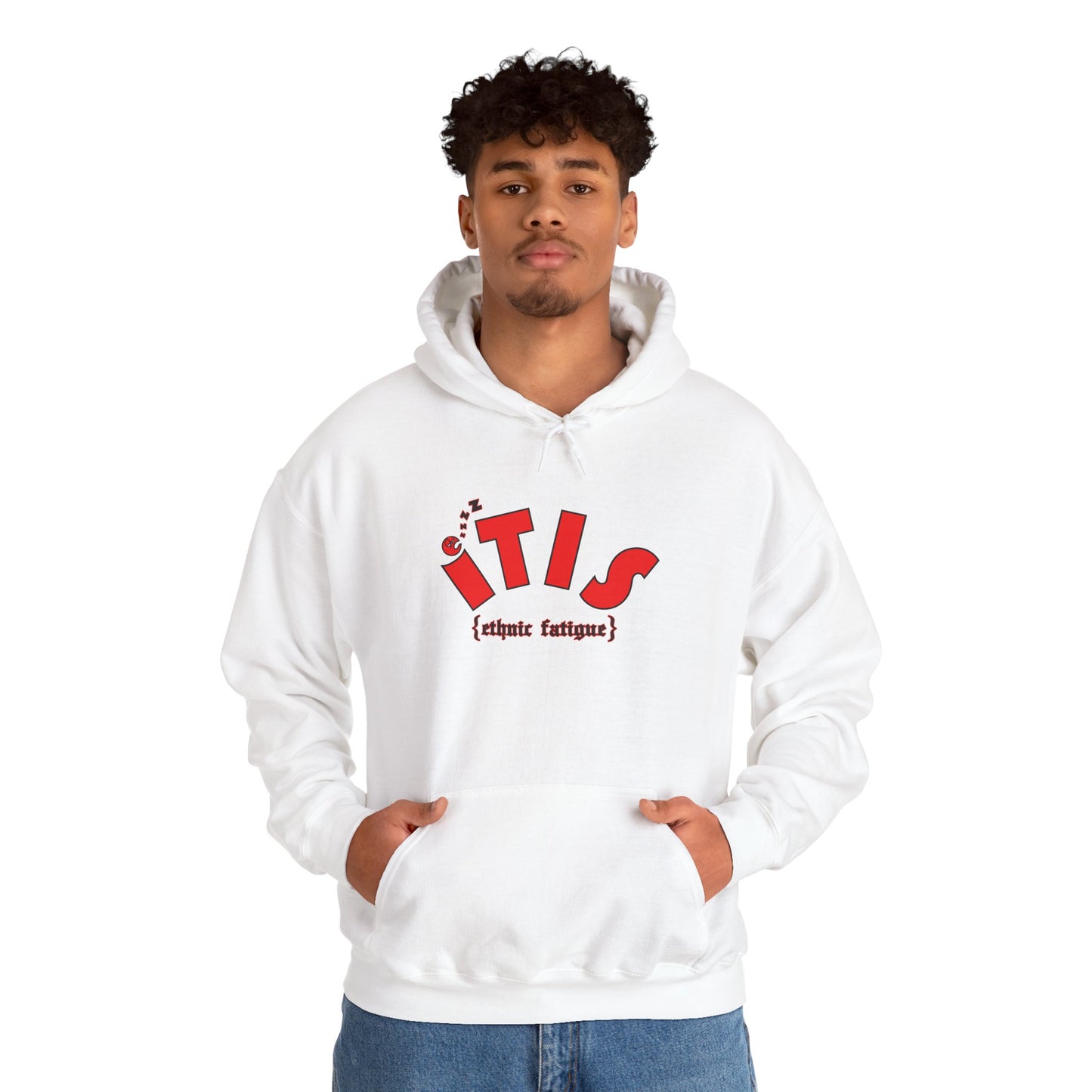 L.O.E.F ITIS Unisex Hooded Sweatshirt (Red)