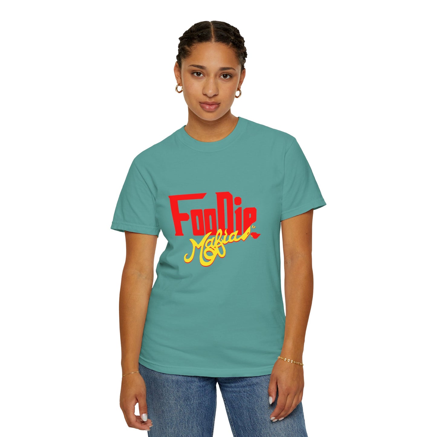 L.O.E.F Red Foodie Mafia Unisex Tee shirt (Bright Yellow)