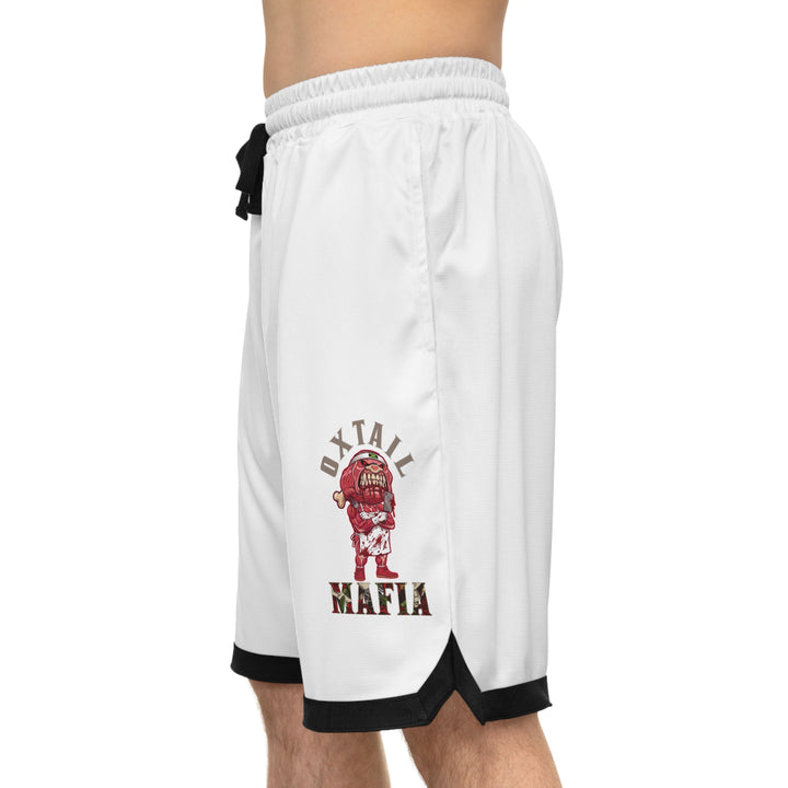 White Basketball Shorts | Men's Basketball Shorts | L.O.E.F. - LIFE