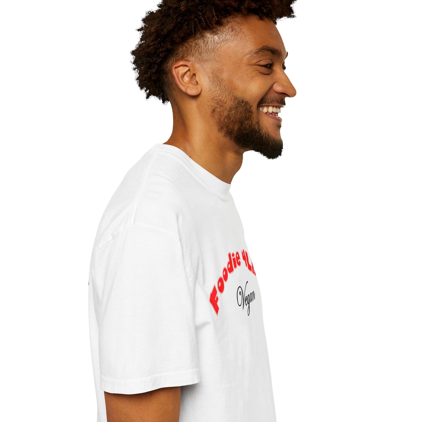 L.O.E.F Foodie 4Life Vegan Unisex Tee Shirt (Fiery Red)